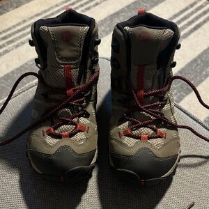 Women's Merrell Hiking Boots - Brown and Red